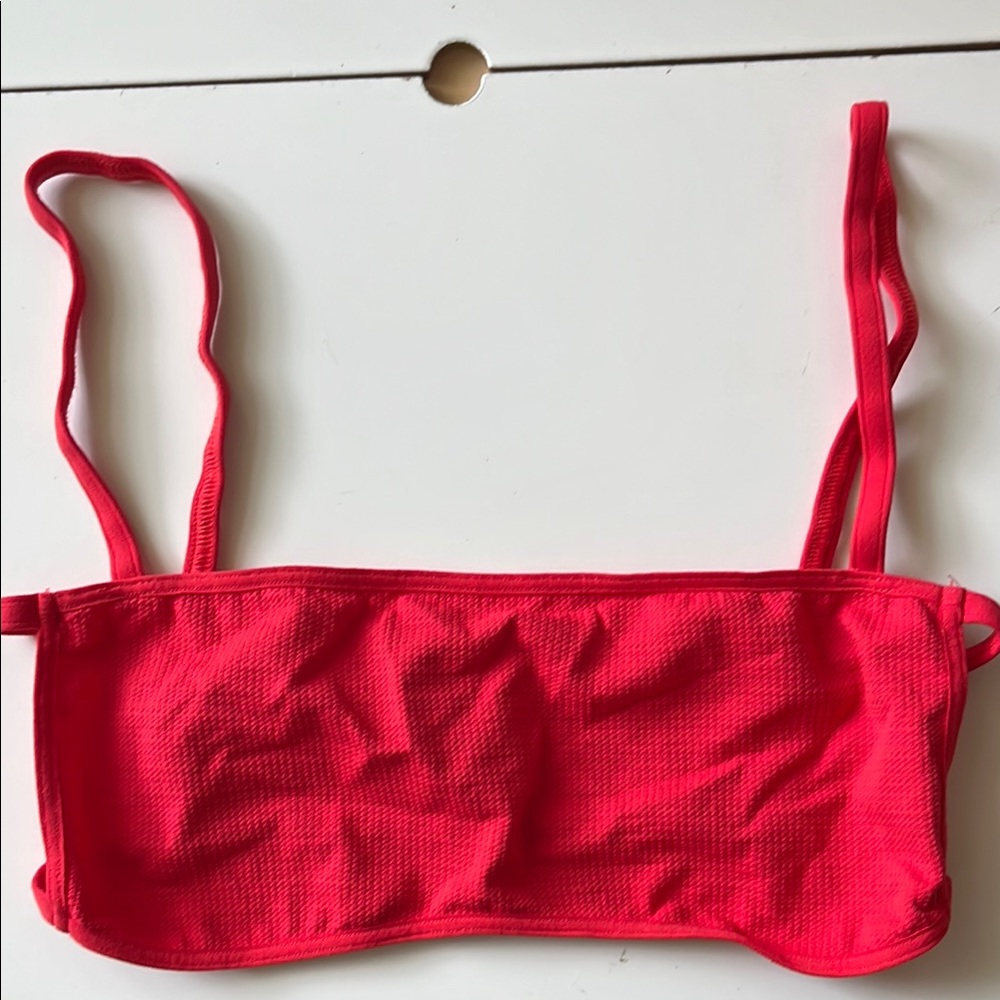 Free People Red Bralette